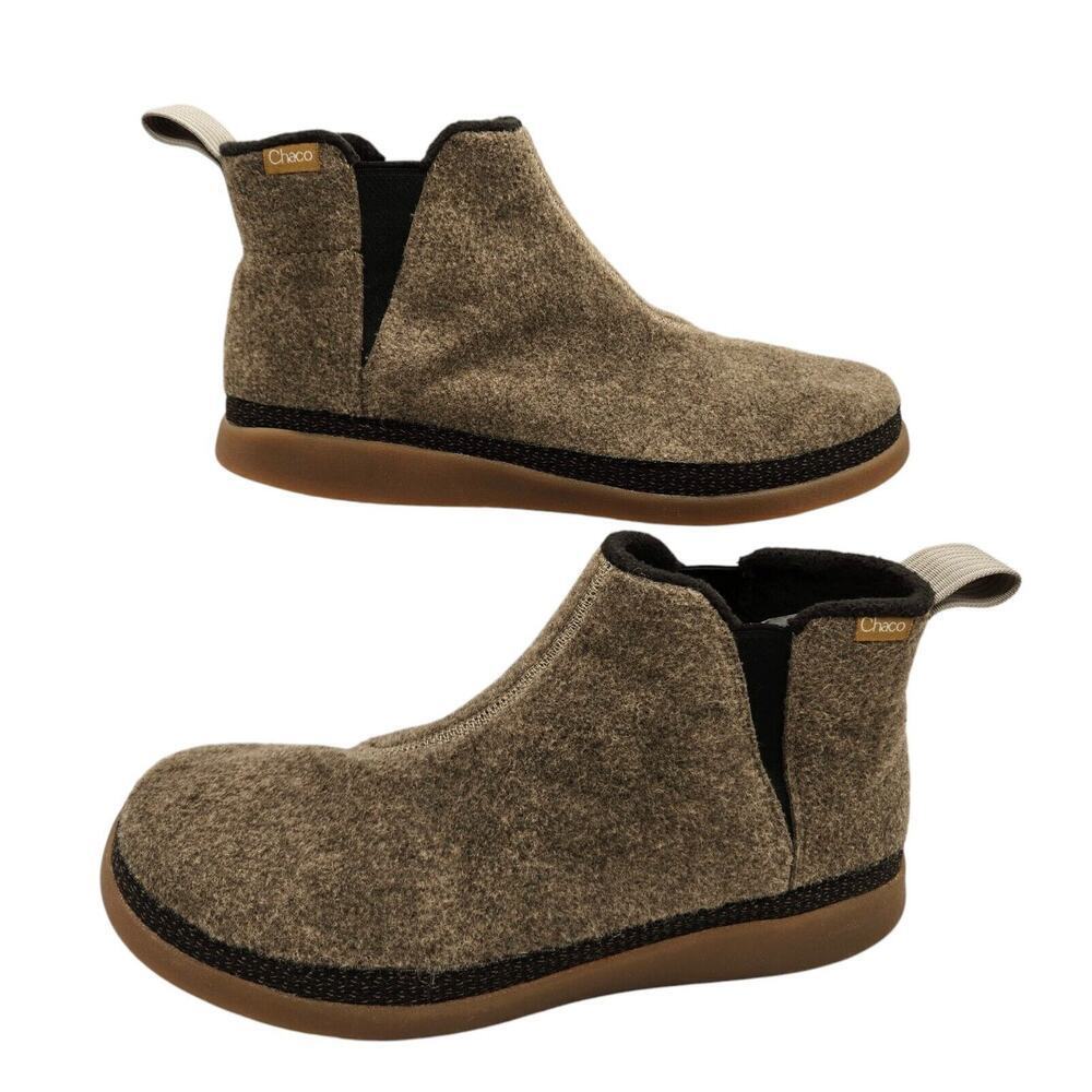 Chaco Men Revel Chelsea Footwear Fleece V-Gore Boot Size 9.5 Brown‎ - Picture 3 of 9